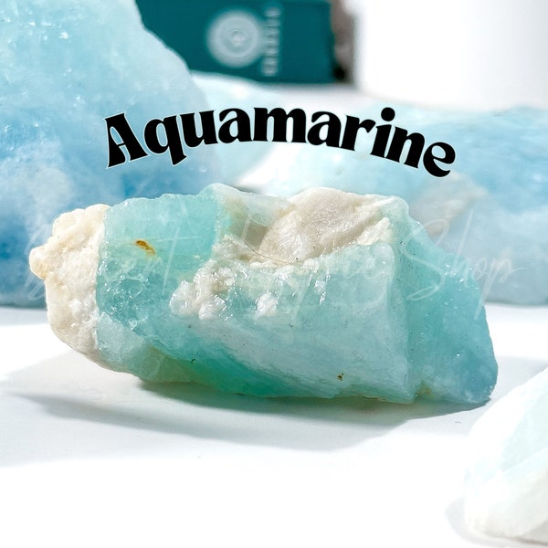 Raw Aquamarine, NEW LOT ADDED  Inner Peace + Healing, Grade A Aquamarine, Rough Aquamarine, Aquamarine, Raw Crystal, Raw Aquamarine Specimen