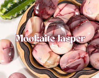 Mookaite Palm Stones, Confidence + Uplift, Mookaite Jasper from Australia, Earth Energy, Mookaite Jasper, Crystal Palm Stones, Mookaite