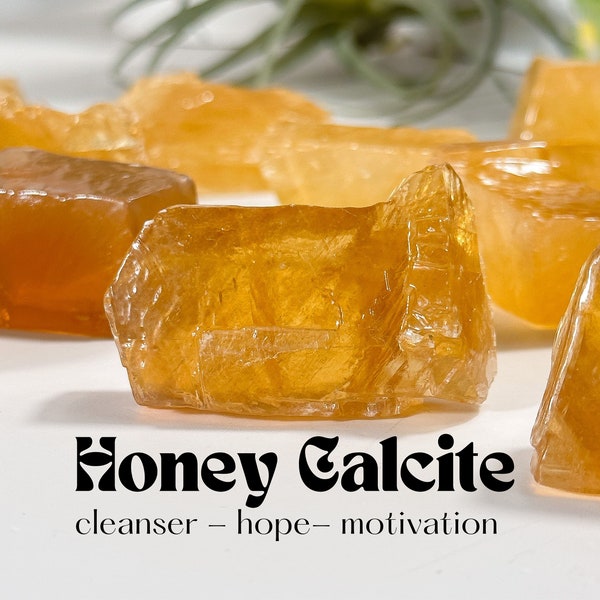 Raw AAA Honey Calcite, ENERGY CLEANSER, Optical Calcite Cubes, Amber Calcite, Golden Calcite, Rough Optical Calcite, Honey Calcite,