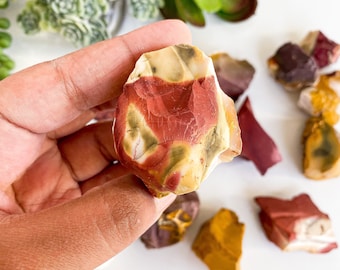 Raw Mookaite Jasper from Australia