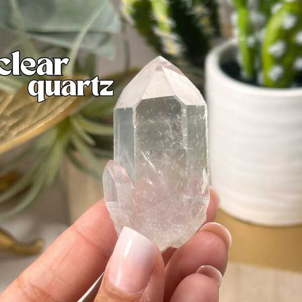 Raw Clear Quartz Points, Enhances Mental Clarity, Clear Quartz Points, Clear Quartz, Raw Quartz, Quartz, Natural Clear Quartz,