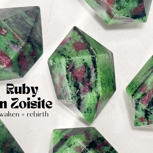 Ruby Zoisite Points, UV Reactive, Ruby in Zoisite Double Points, Ruby Zoisite Double Terminated, Ruby Zoisite Points, Ruby Zoisite Wand