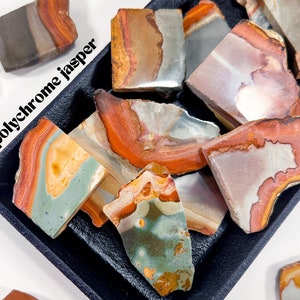Polychrome Jasper Slab, &quot;Feel Inspired & Alive&quot; Stone, Desert Jasper Slabs, &#39;AAA&#39; Grade Polychrome Jasper, Desert Jasper, Root Chakra