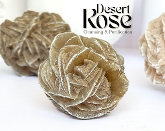 XL Desert Rose Selenit Sfär: Gipskristall, Metafysisk Sten