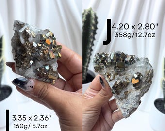 レインボーパイライトクラスター – コレクション、エネルギーワーク