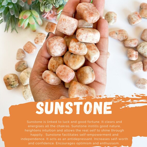 Happiness Crystal Set, Sunstone, Orange Calcite, Citrine
