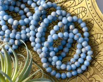 Angelite Bracelet: Higher Self + Guardian Angel