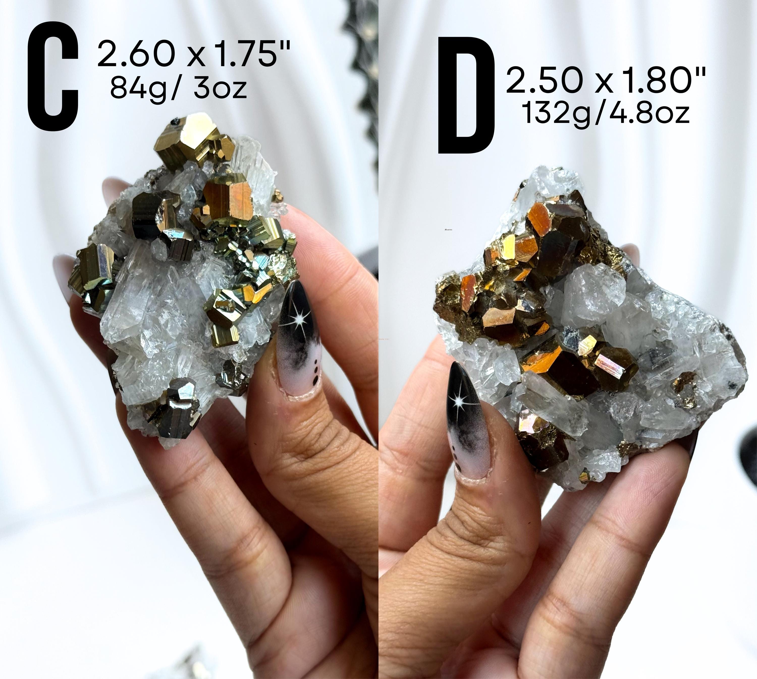 レインボーパイライトクラスター – コレクション、エネルギーワーク