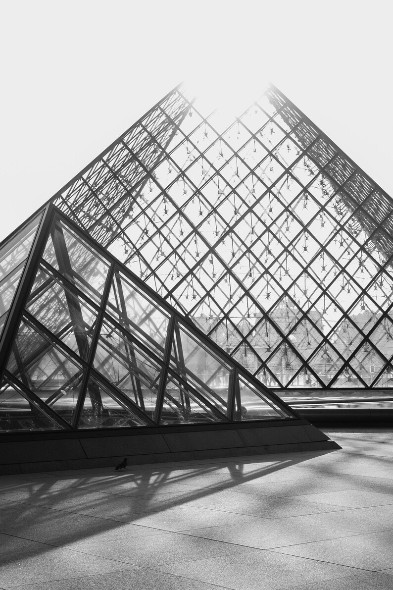 Louvre Pyramid Etsy