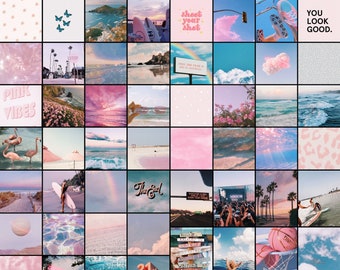 Pink Beach Aesthetic Etsy