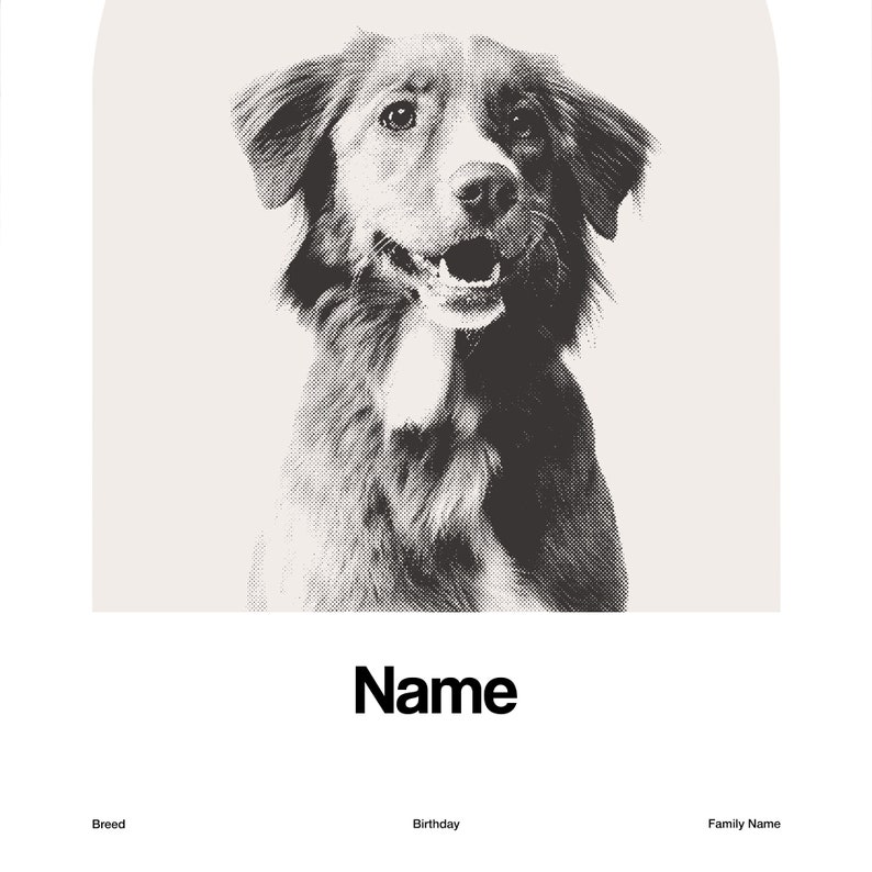 pet-portrait-custom-and-personalized-pet-portrait-from-photo-etsy
