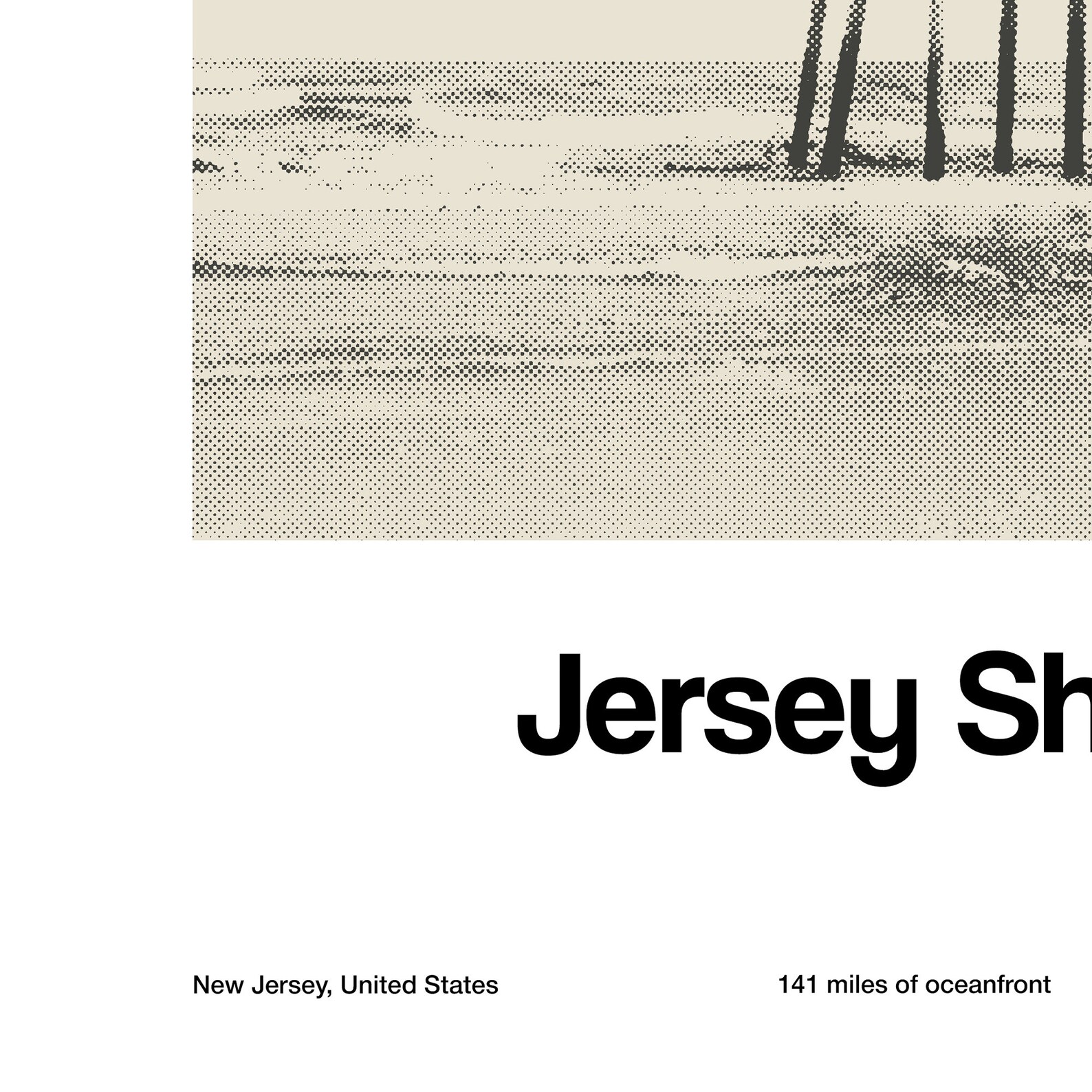 Jersey Shore Poster Jersey Shore New Jersey Print Jersey Etsy