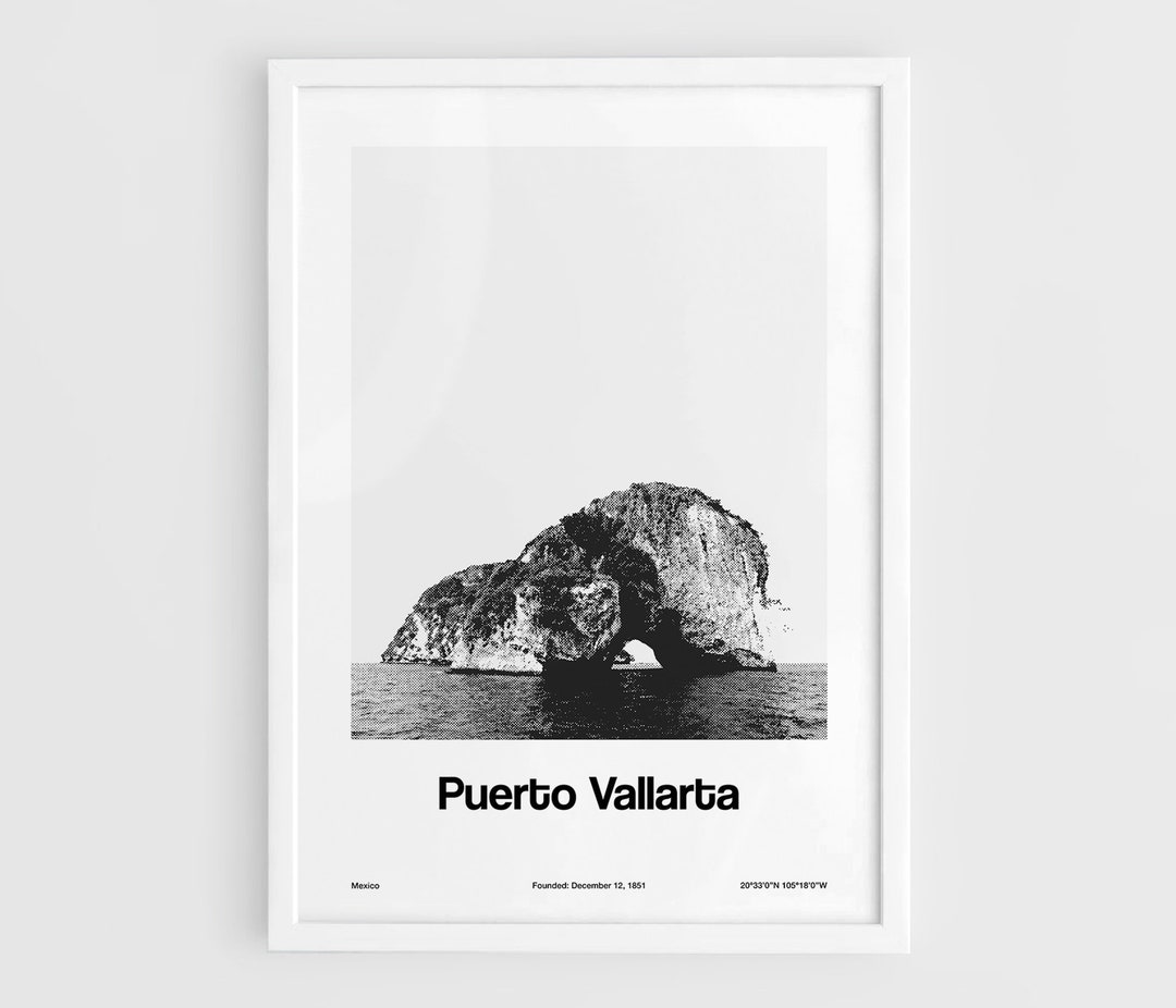 Puerto Vallarta Poster, Puerto Vallarta Mexico Print, Parque Nacional