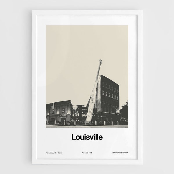 Louisville Poster Etsy