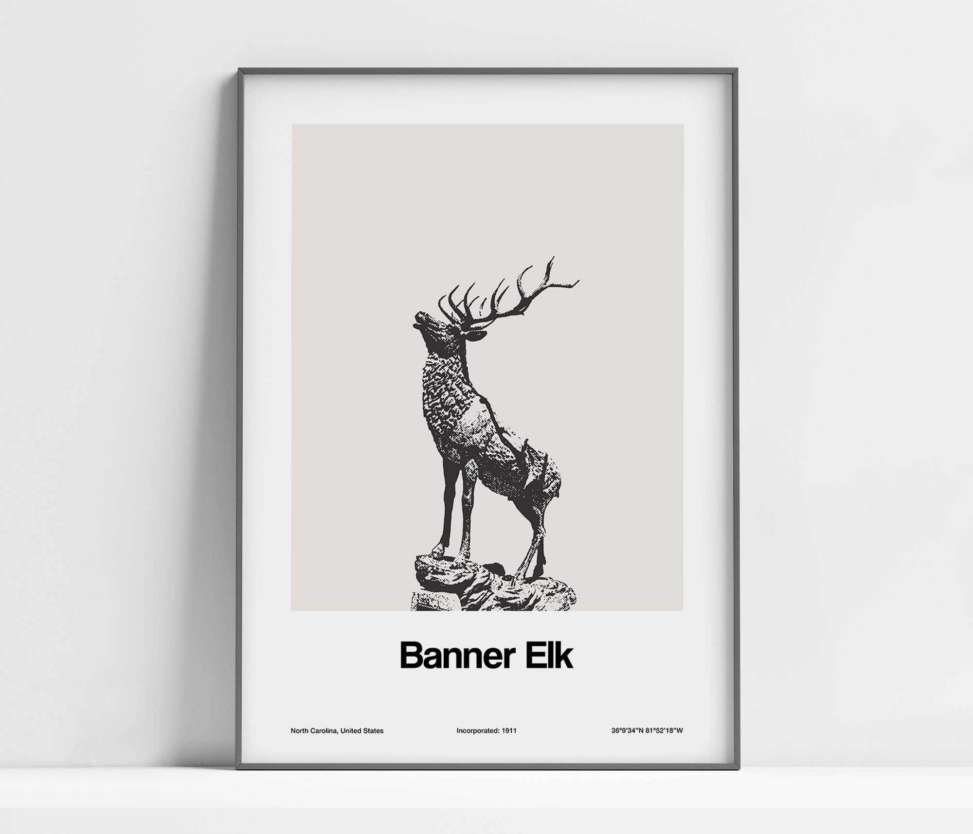 Banner Elk NC Print Banner Elk North Carolina Poster Banner