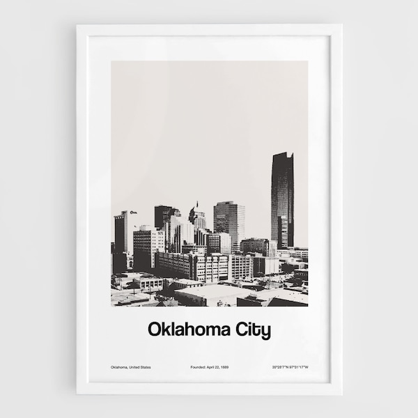 City Skyline Print Etsy