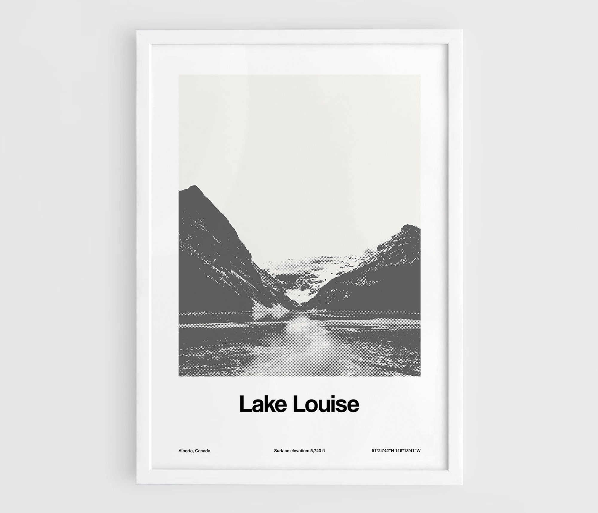 Lake Louise Print Lake Louise Canada Poster Lake Louise | Etsy