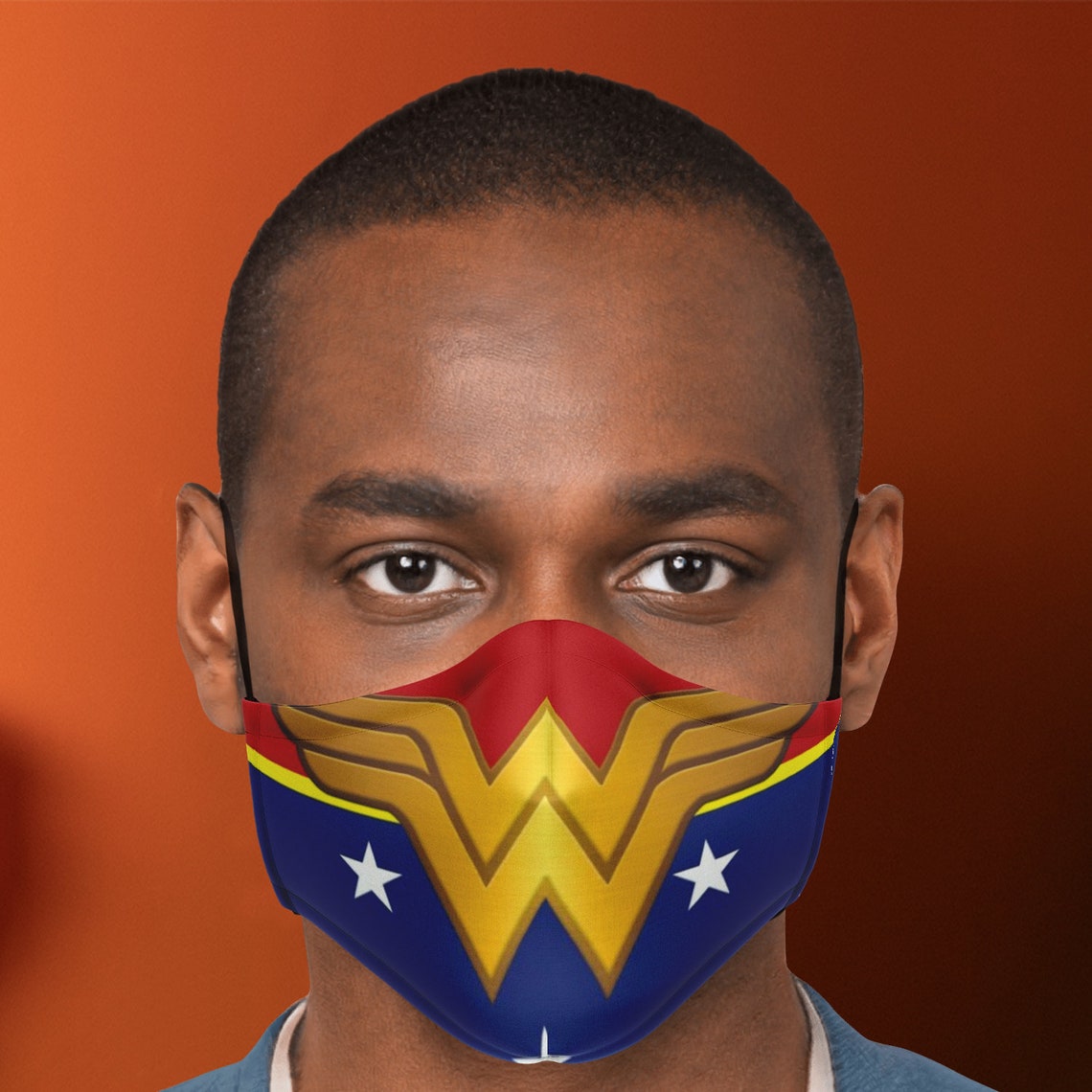 Wonder Woman Face Mask With Filter Unisex Face Mask With Etsy