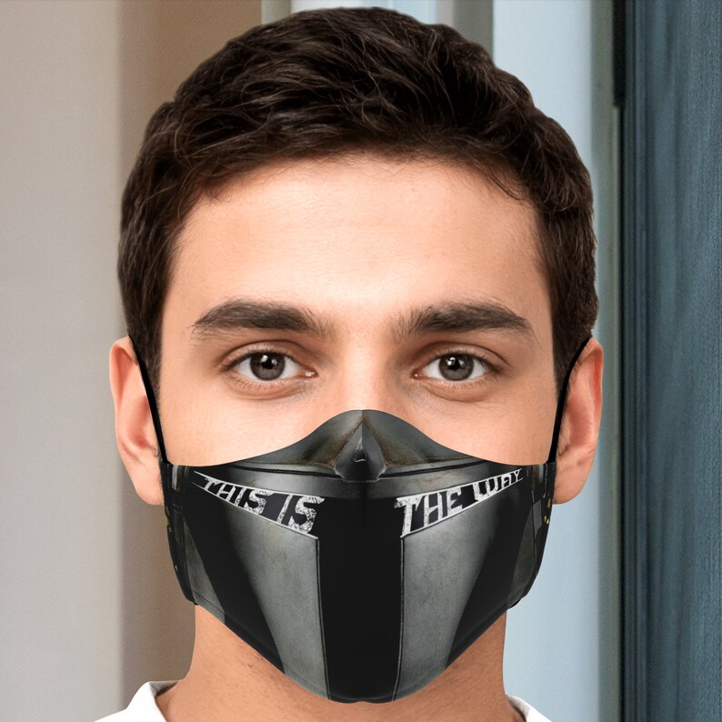 The Mandalorian Face Mask With Filter Unisex Face Mask ...