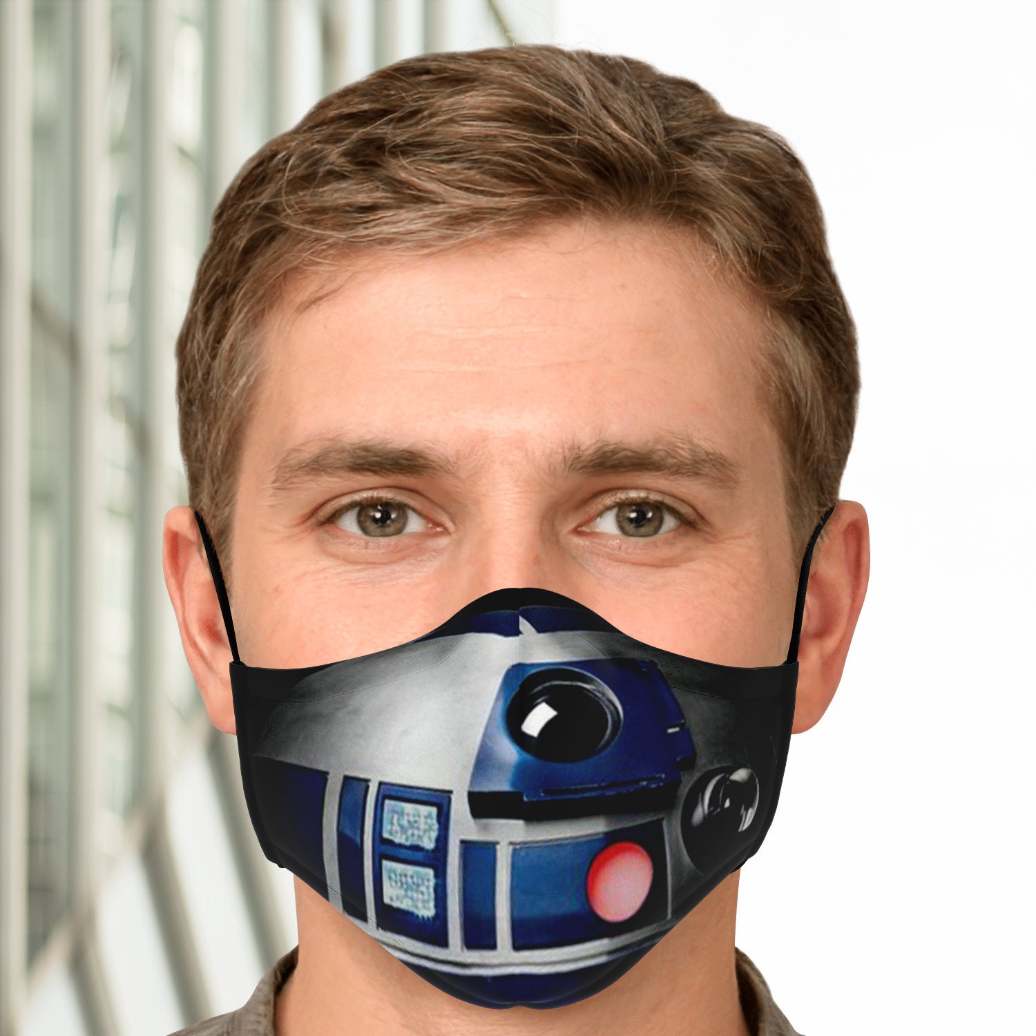 R2D2 Face Mask With Filter Unisex Face Mask With | Etsy