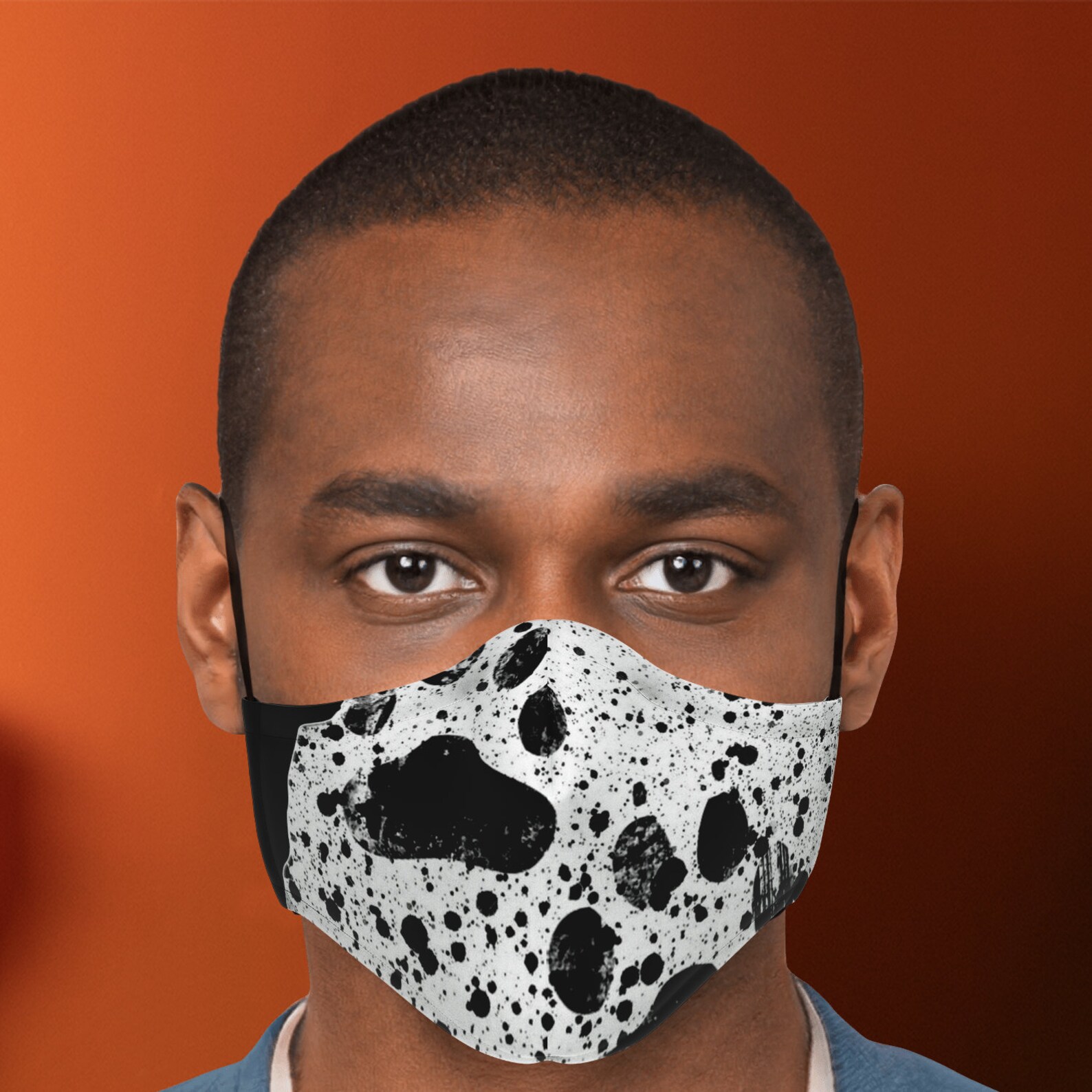 Dog Paw Print Face Mask With Filter Unisex Face Mask With Etsy