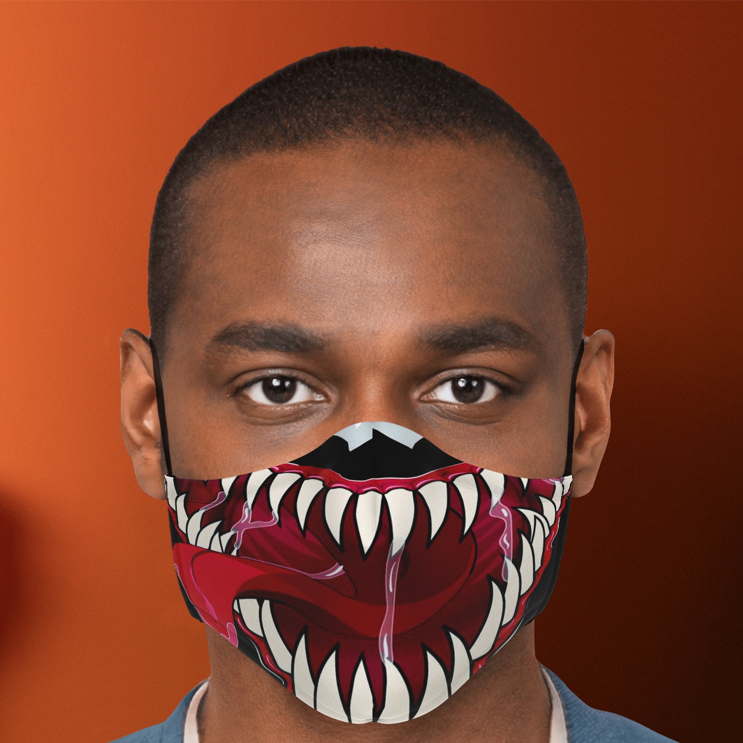 Venom Face Mask With Filter Unisex Face Mask With Etsy