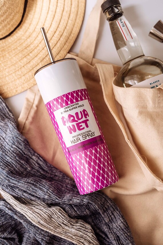 Aqua Net Hairspray Stainless Skinny Tumbler 80s 90s Etsy Aqua Net Hairspray Stainless Skinny Tumbler 80s 90s Etsy