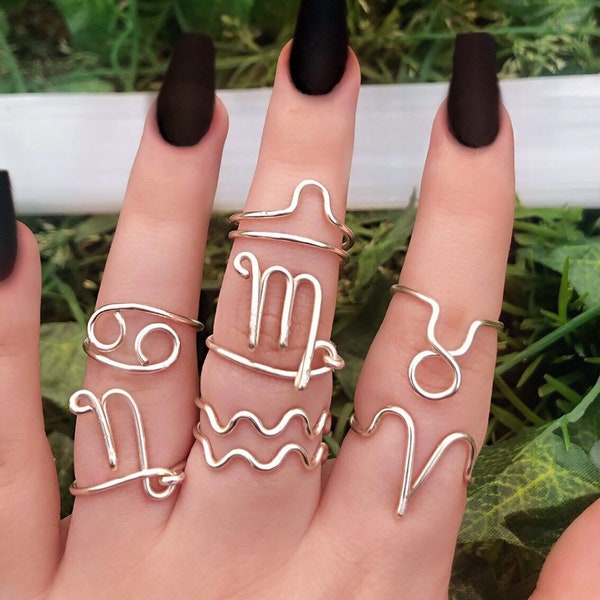 Zodiac Wire Ring