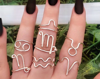 Zodiac Wire Ring