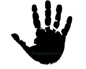 Download Hand Print Svg Etsy