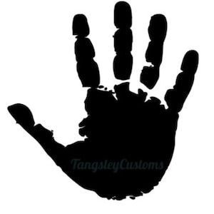 File di taglio SVG con stampa a mano per Cricut e Silhouette, Stampa a mano per bambini, Download digitale facile da eliminare, Bambini in formato SVG