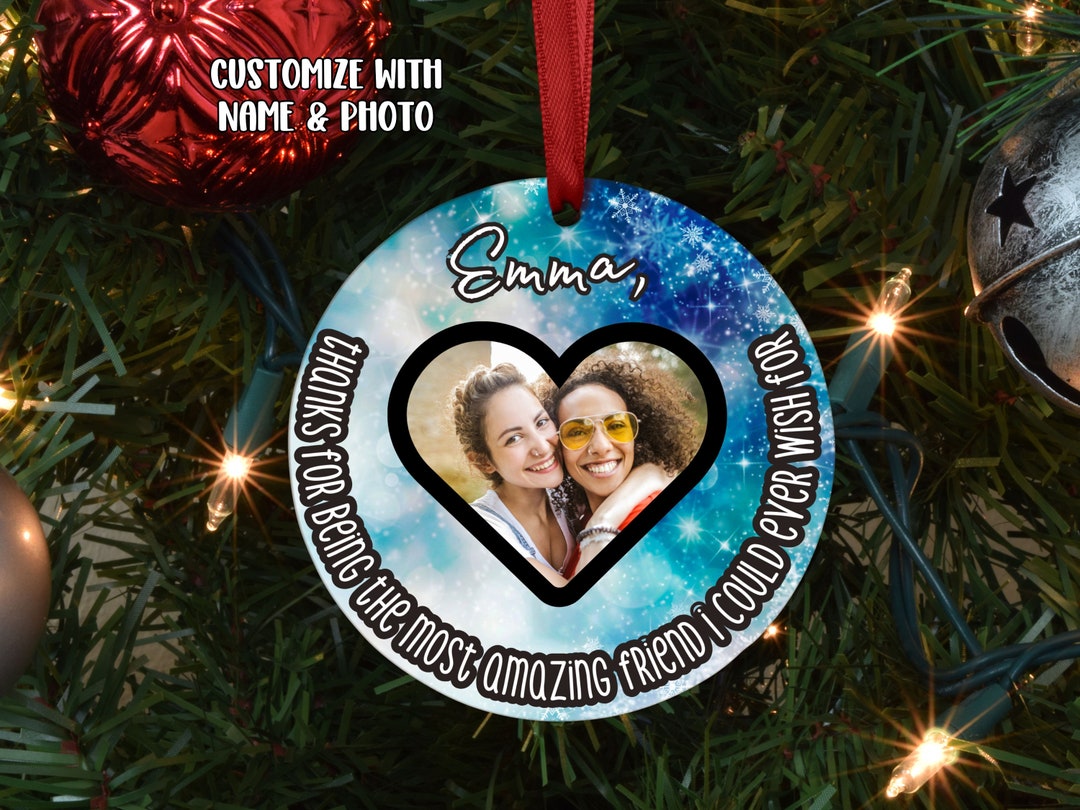 Friendship Christmas Ornament. Personalized Friendship Stocking Stuffer ...