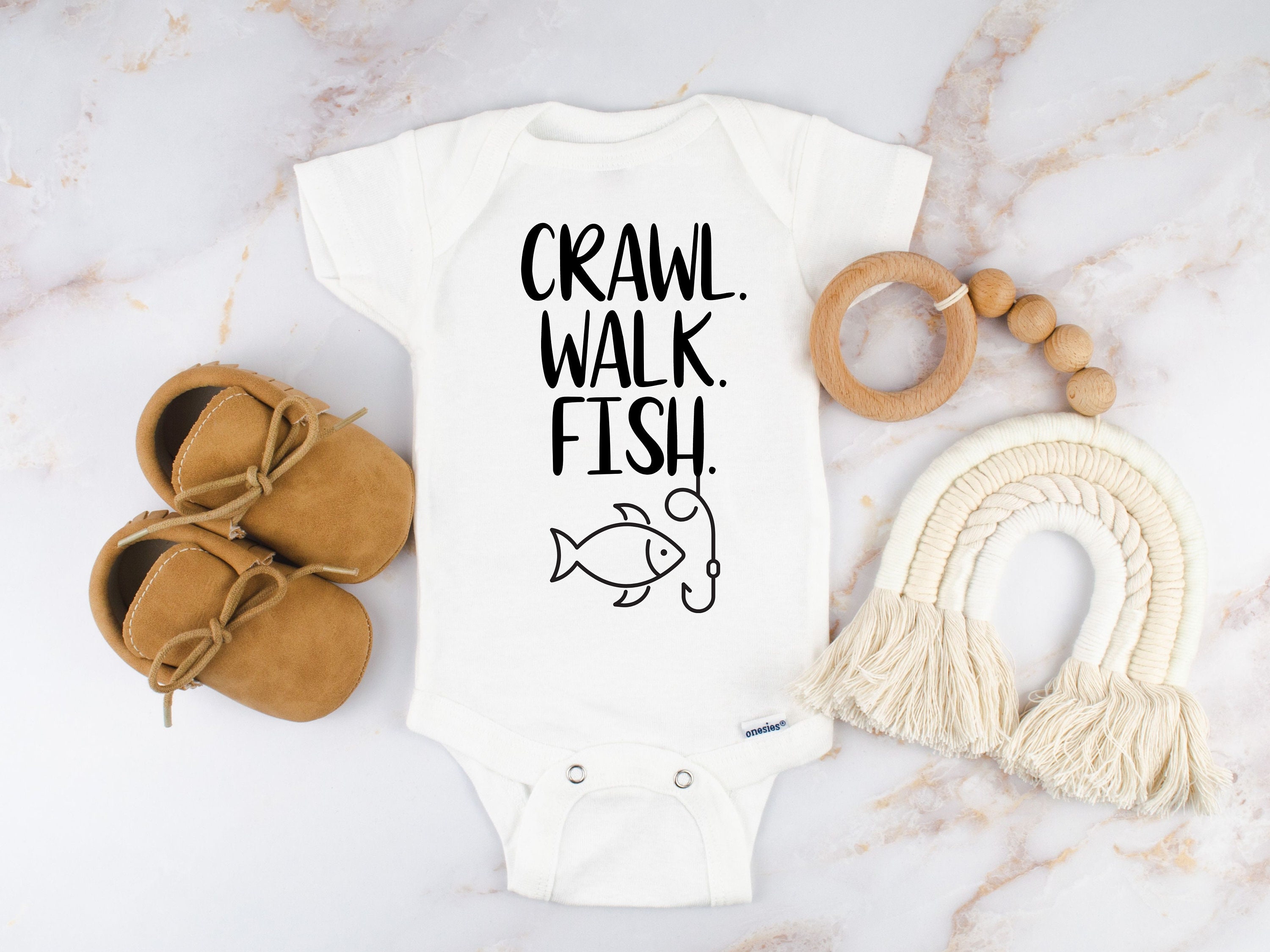 Fishing Baby Shirt -  Canada