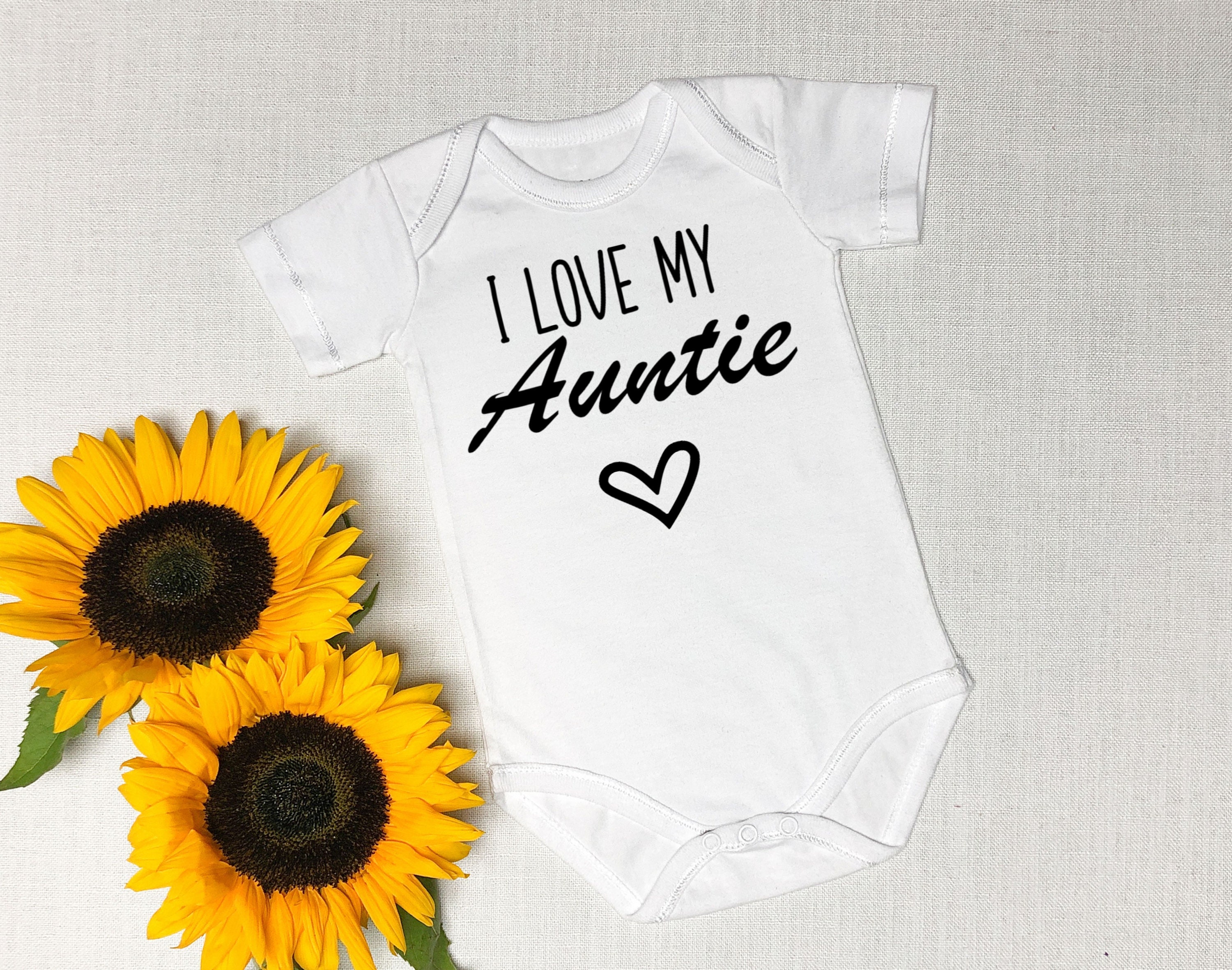 I Love My Auntie Bodysuit for Babies Infant Clothing Baby Etsy UK