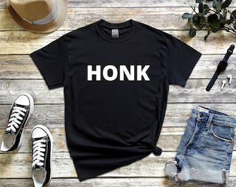 HONK shirt, Funny Freedom Convoy 2022 t-shirt, Anti Trudeau tee, Truckers shirt, No honking, Humorous political gift, Unisex Hilarious tee