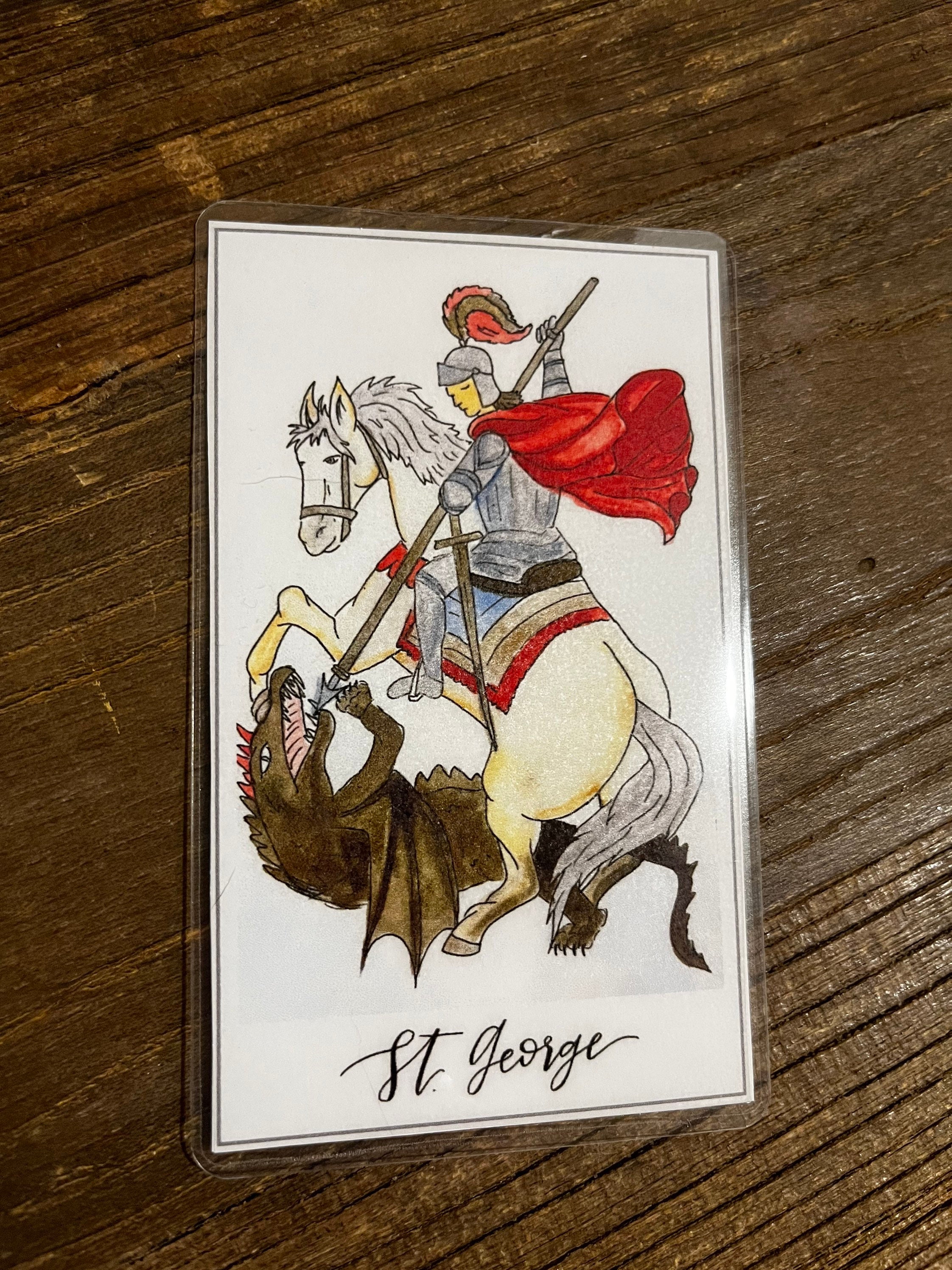 Saint Prayer Card, St. Patron Saint of Scouts, Patron