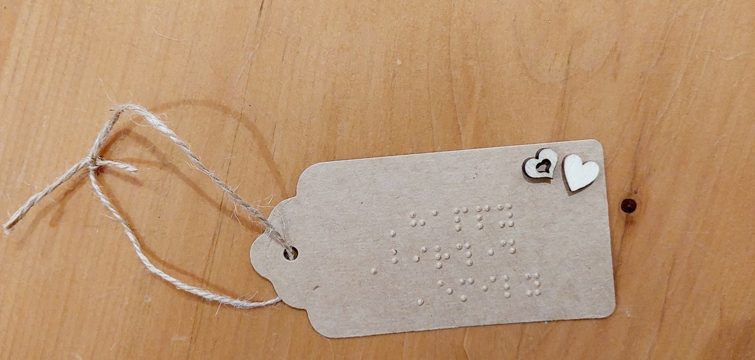 Braille Birthday Gift Tags. Braille Gift Ideas Etsy
