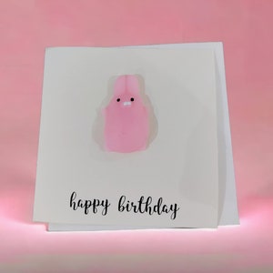 Cartões de aniversário moles. Brinquedos moles.