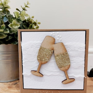 Carte de mariage en braille. Carte d'anniversaire en braille. Carte de félicitations en braille. Carte en braille. Carte faite main en braille. Idées cadeaux en braille