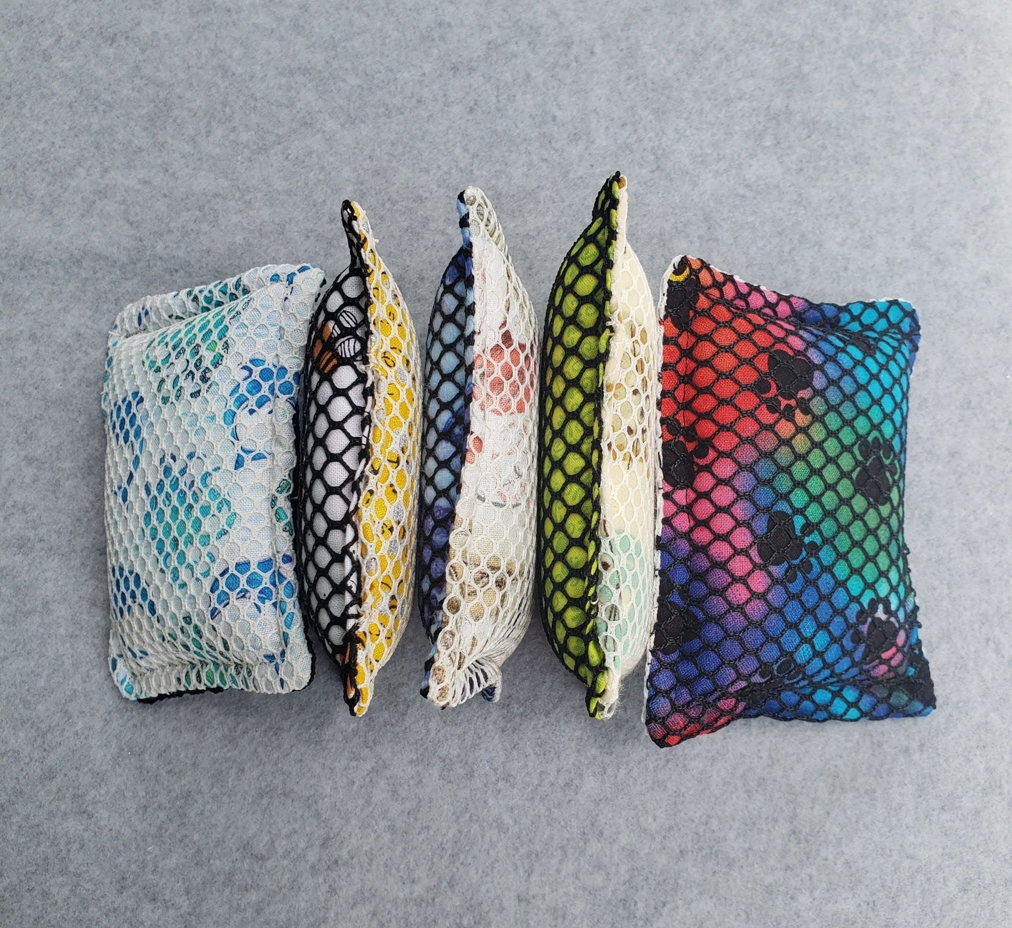 Reusable Dish Sponge Set of 2 Washable Kitchen Sponge Double Etsy