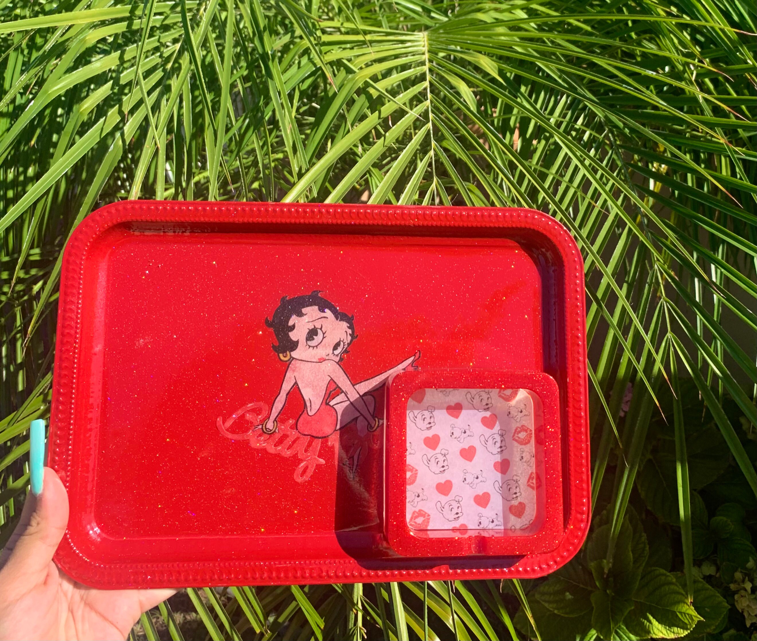 Betty Boop Rolling Tray Set Etsy