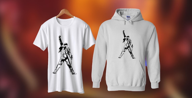 Freddie Mercury Lover Gifts For Her Him Freddie Mercury Hoodie Freddie Mercury Shirt Art Tee Tshirt