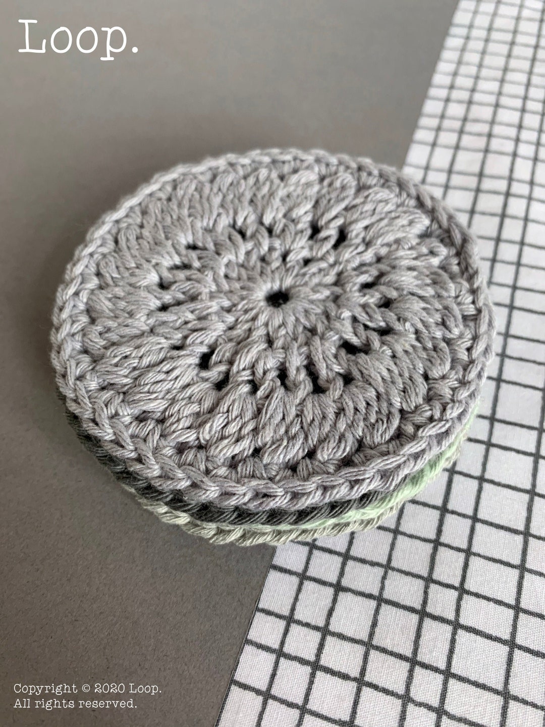 Crochet Coasters Circle Coasters Circle Coaster Set Etsy