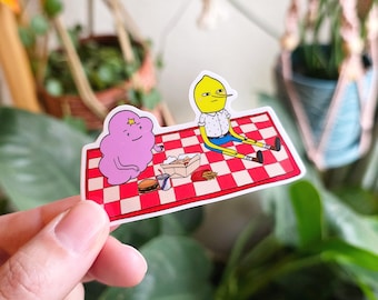 Adventure Time Picnic Vinyl Sticker