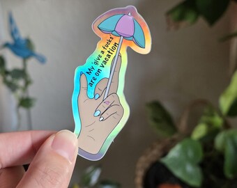 Vacation Funny Sticker