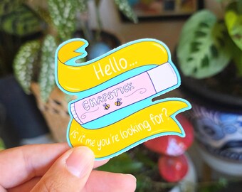 Chapstick Funny Sticker