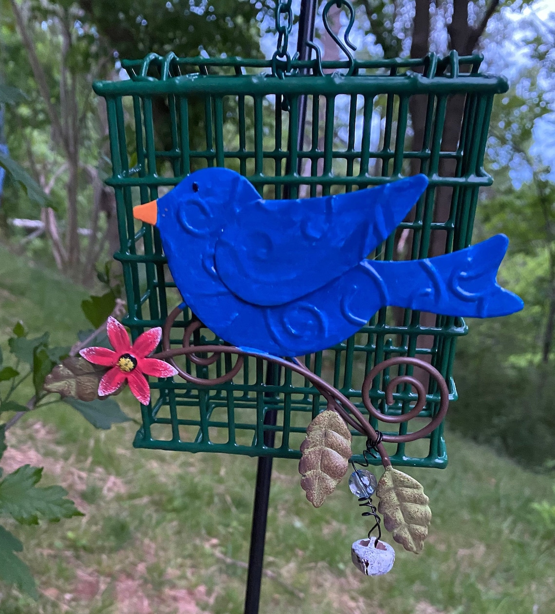 Wild Bird Suet Bird FeederBlue Bird Suet Bird Feeder Suet Etsy