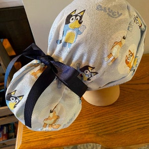 Dog Scrub Cap- Dog OR Scrub Cap- Surgical Scrub Cap- Dog OR Surgical Cap-Ponytail Scrub Cap- OR Surgical Cap