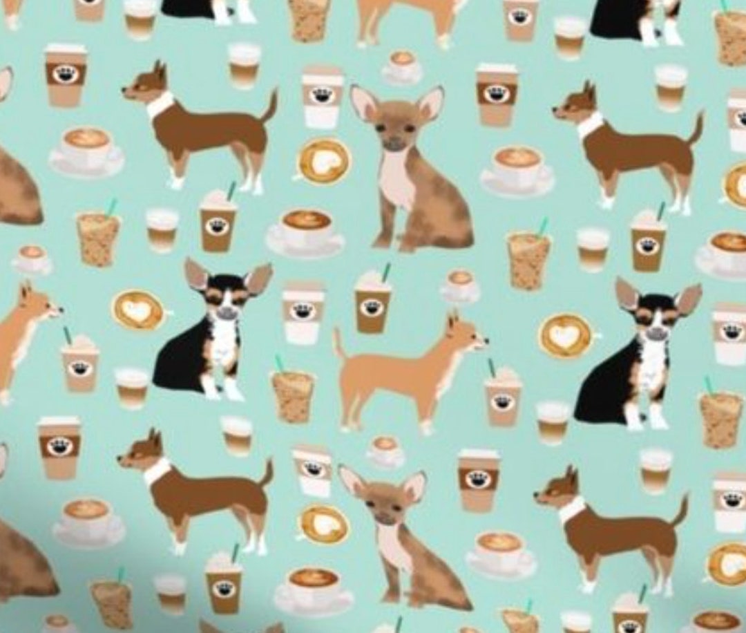 Chihuahua Coffee Scrub Cap Chihuahua OR Scrub Cap Dog Scrub - Etsy