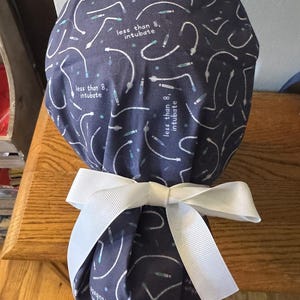Less Than 8 Intubate Scrub Cap-Anesthesia Scrub Cap-Anesthesiologist Scrub Cap- OR Scrub Cap-OR Scrub Cap- Call Anesthesia Scrub Cap-